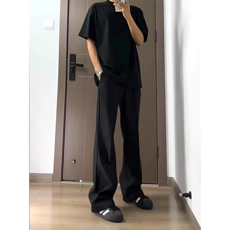 DARK HORSE Casual Pants Unisex Ivory Black-3
