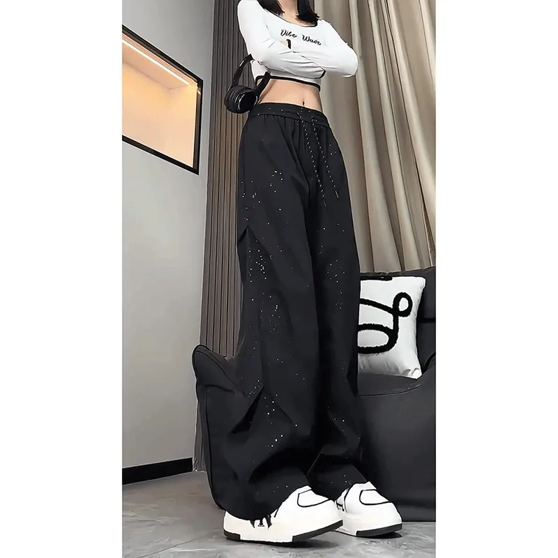 DARK HORSE Casual Pants Unisex Starry Black-3