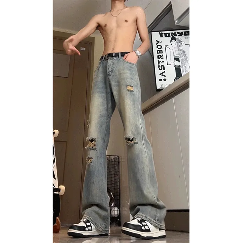 DARK HORSE Jeans Unisex Vintage Blue-4