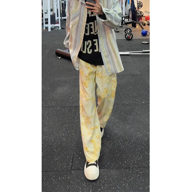 DARK HORSE Jeans Unisex Yellow-3