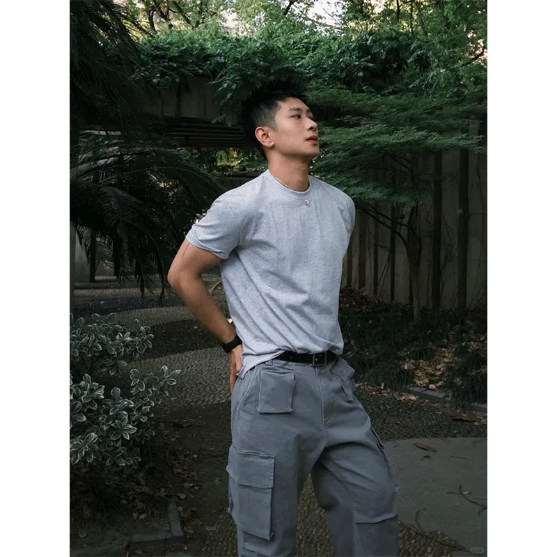 DARK HORSE T Shirts Unisex Light Gray-1