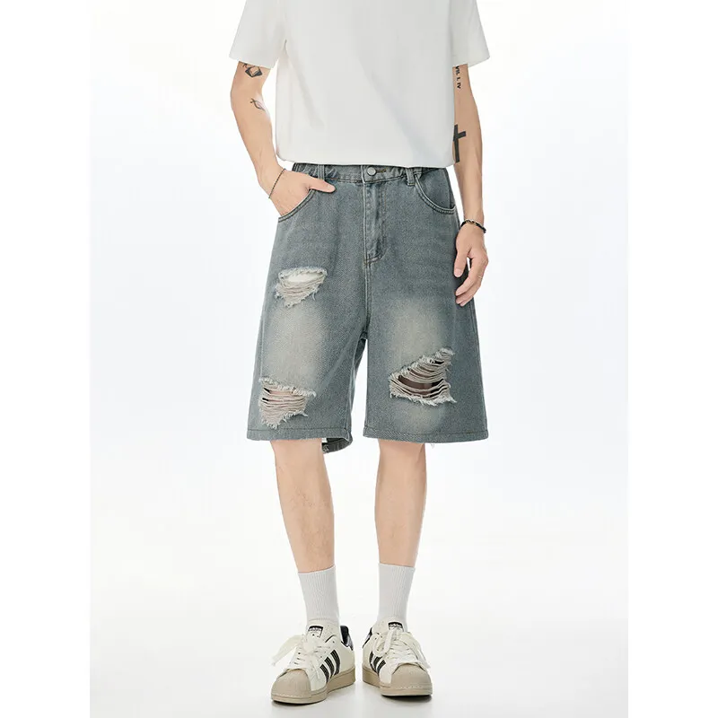 DARK HORSE Denim Shorts Unisex-4