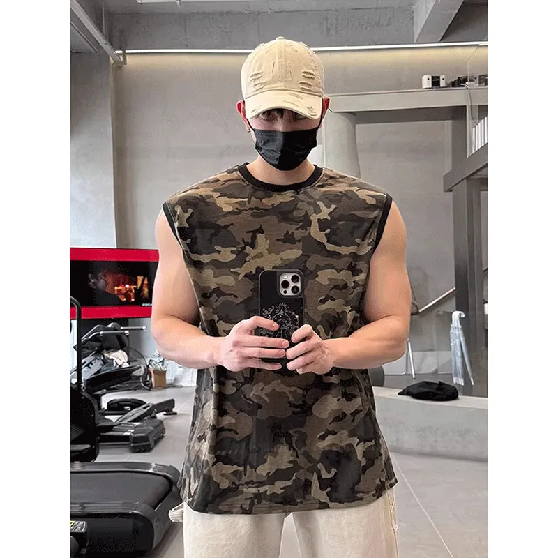 DARK HORSE Tank Tops Unisex Camouflage-4