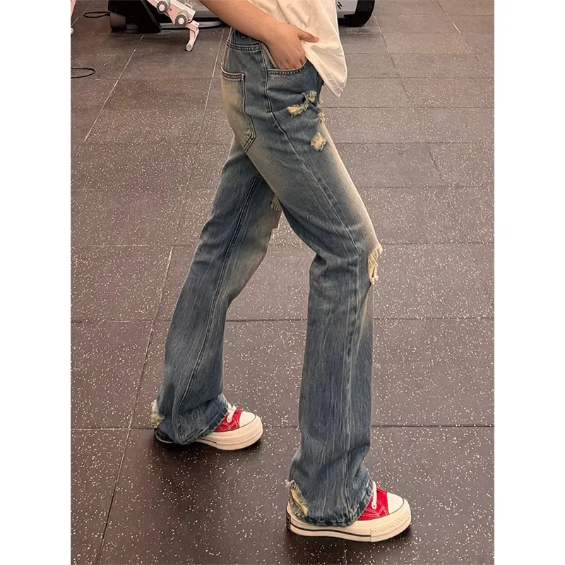 DARK HORSE Jeans Unisex Vintage Blue-4