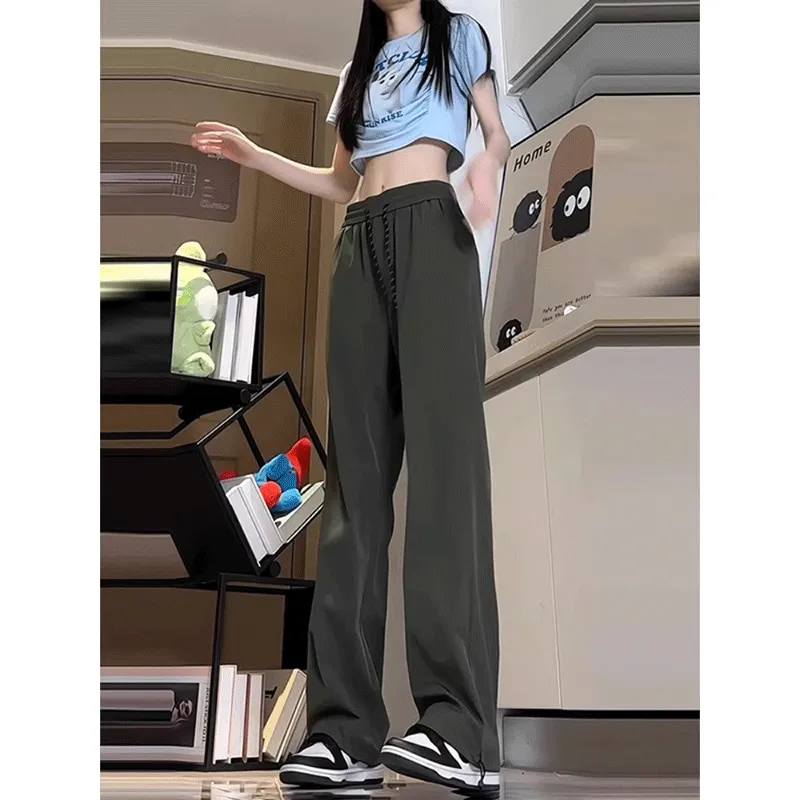 DARK HORSE Casual Pants Unisex Army Green-2