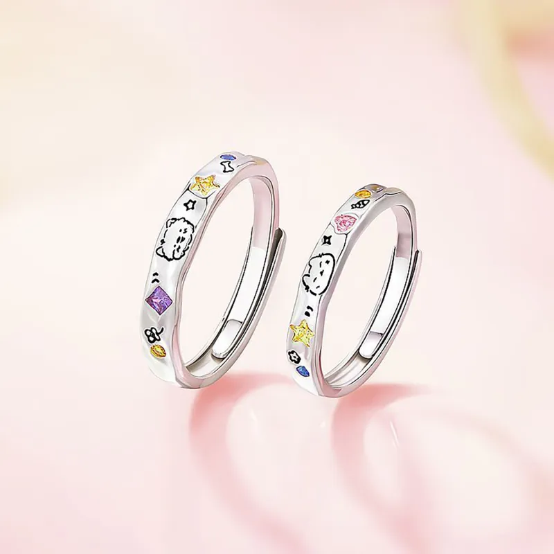 Zocai Rings Unisex-2