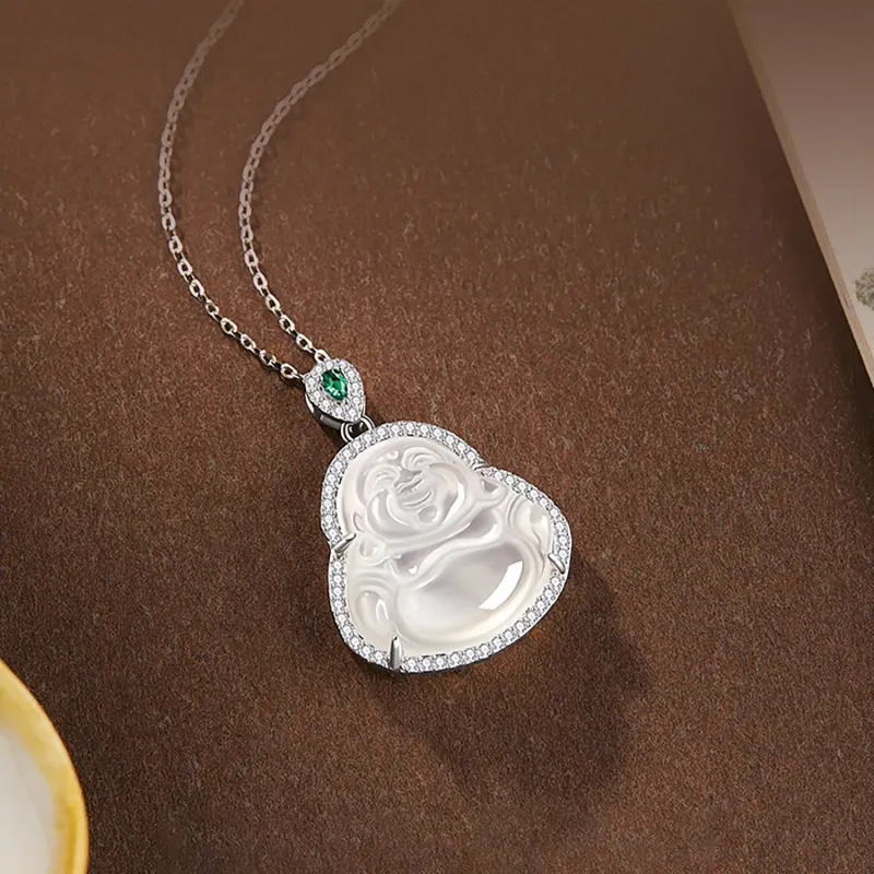 Zocai Chalcedony Necklaces Women's-2