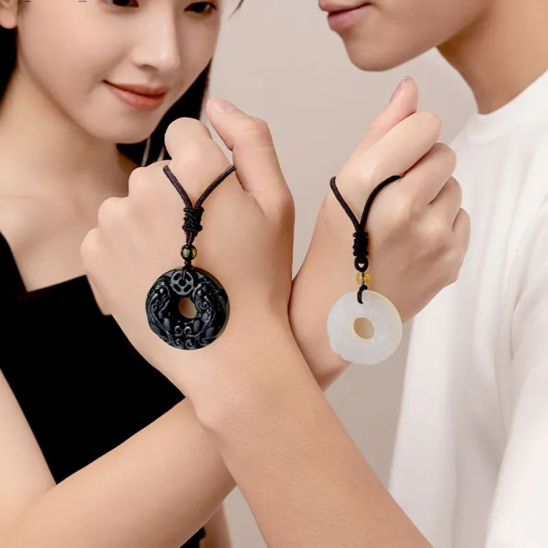 Zocai Chalcedony Necklaces Unisex-6