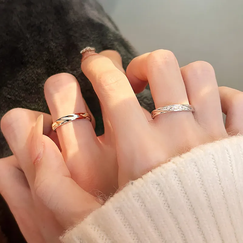 Zocai S999 Fine Silver Rings Unisex-1