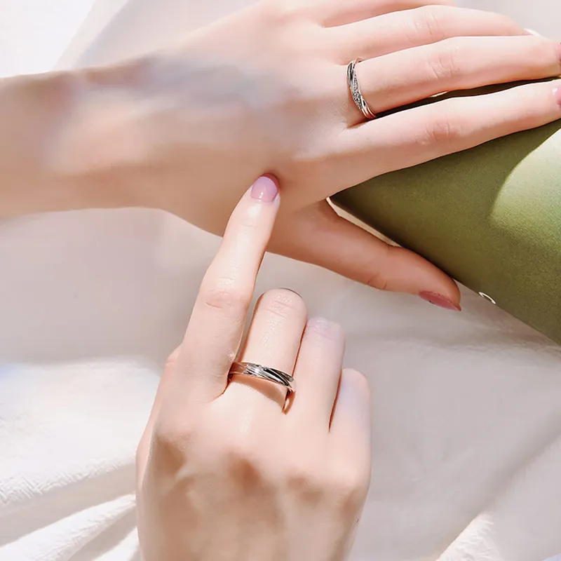 Zocai Natural Topaz Rings Unisex-4