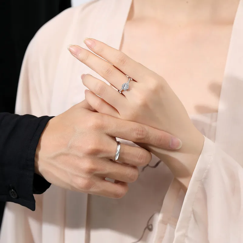 Zocai Colored Gemstone Rings Unisex-4