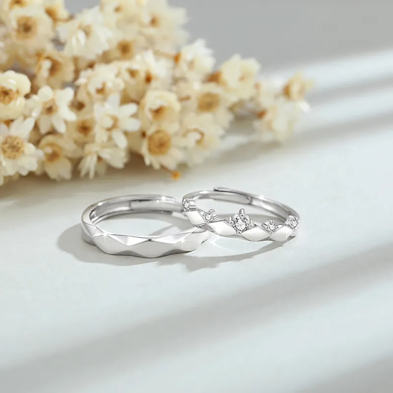 Zocai Natural Topaz Rings Unisex-3