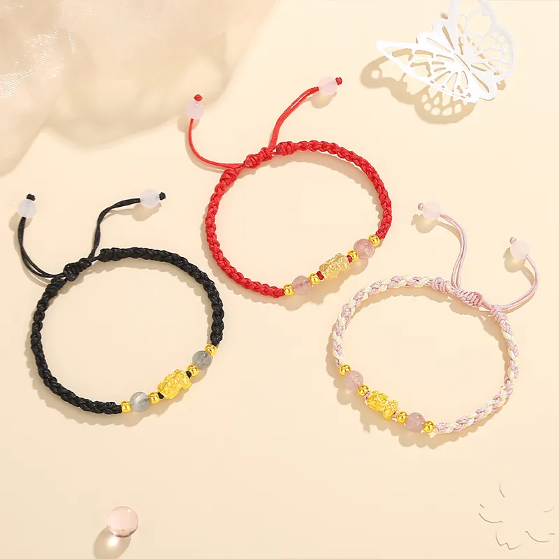 Zocai Gold Bracelet Unisex-13