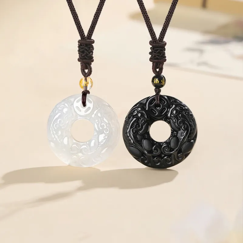 Zocai Chalcedony Necklaces Unisex-4