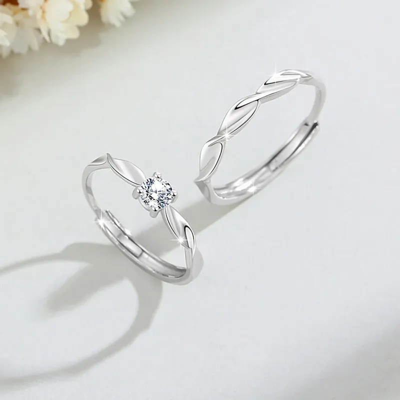 Zocai Natural Topaz Colorful Gem Ring Unisex-4