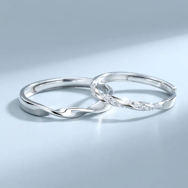 Zocai Natural Topaz Rings Unisex-2