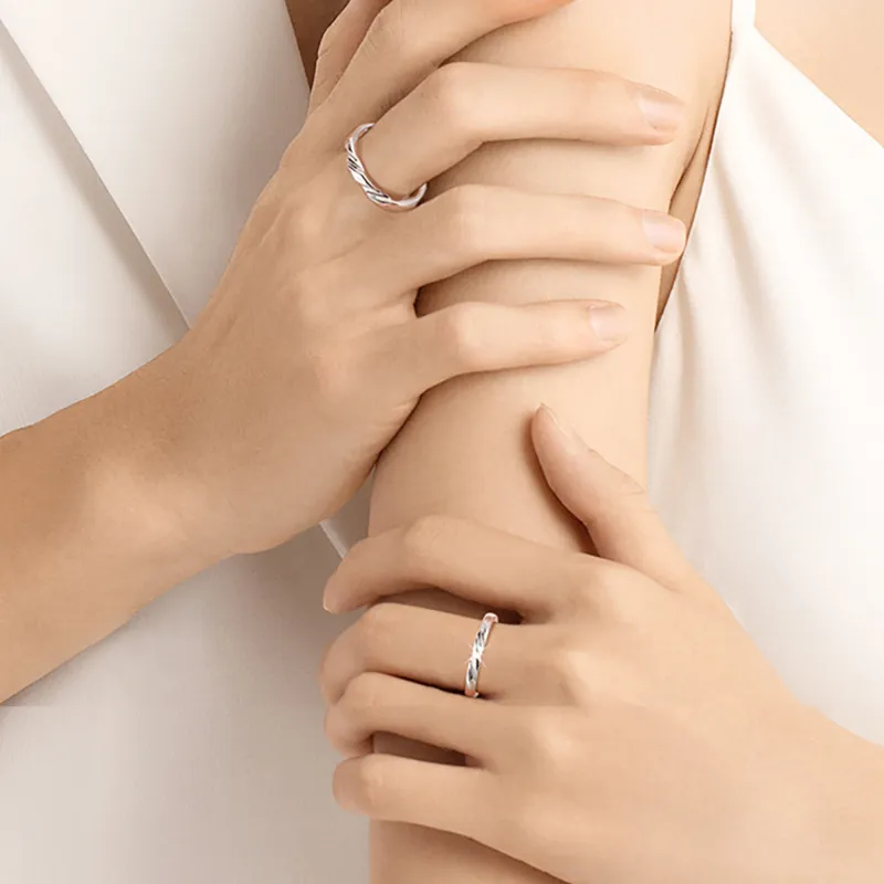 Zocai 925 Sterling Silver Rings Unisex-4