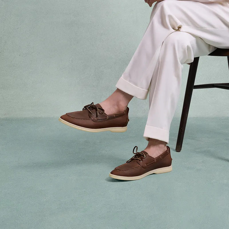 THOM WILLS Loafers Men Brown-7