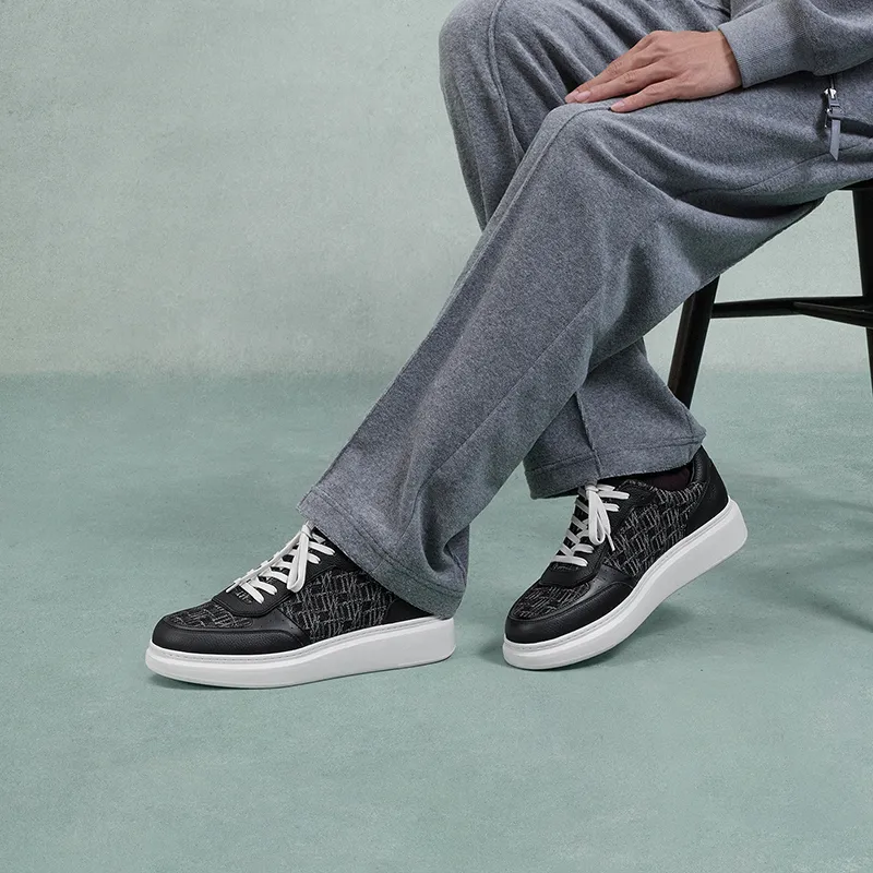 THOM WILLS Trendy Versatile Casual Sports Trainer Shoes Low Top Skateboard Shoes Men's-13