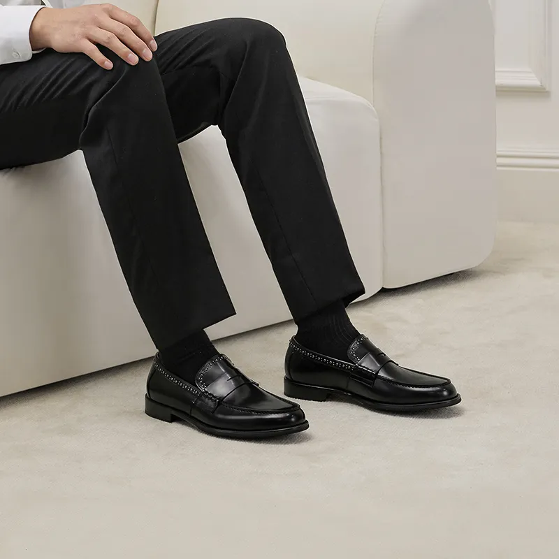 THOM WILLS Loafers Men Black-6