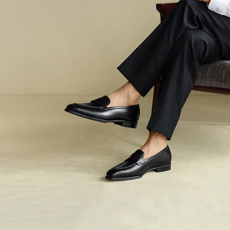 THOM WILLS Loafers Men Black-7