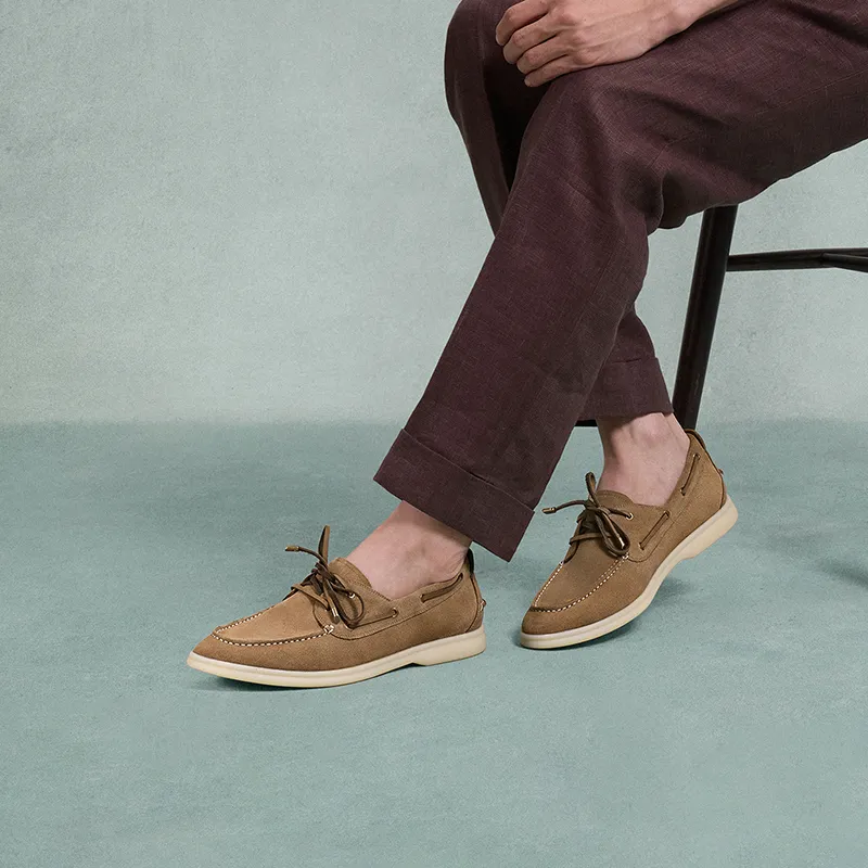 THOM WILLS Loafers Men Dark Coffee/Khaki-6