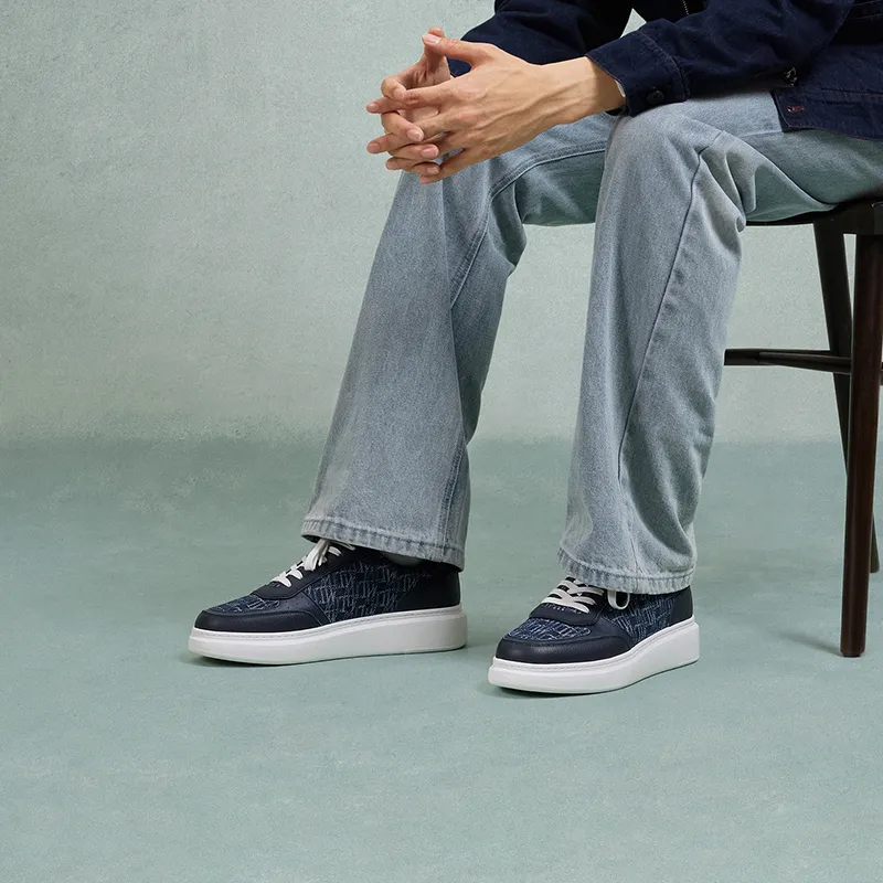 THOM WILLS Trendy Versatile Casual Sports Trainer Shoes Low Top Skateboard Shoes Men's-6