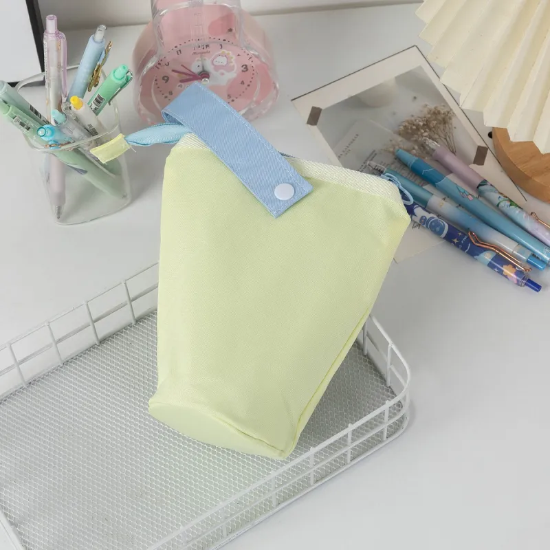 XIAOKOUTU Portable Students Upright Large Capacity Cute Pen Holder Pencil Case/pencil Box-5