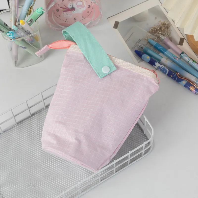 XIAOKOUTU Portable Students Upright Large Capacity Cute Pen Holder Pencil Case/pencil Box-3