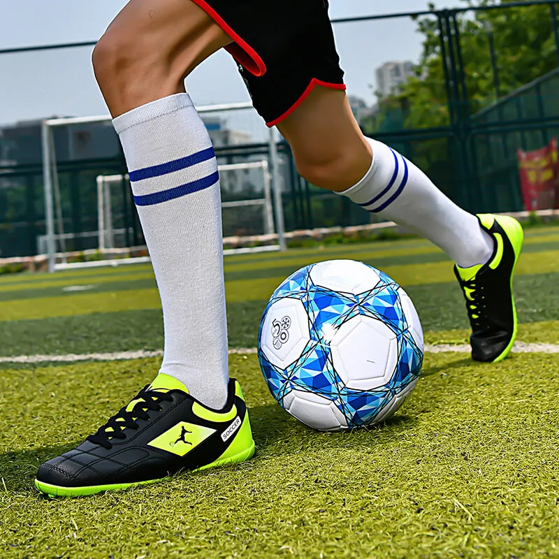 DOUBLE STAR 88 Slip Resistant, Abrasion Resistant Cushioning Soccer Shoes Men's-10