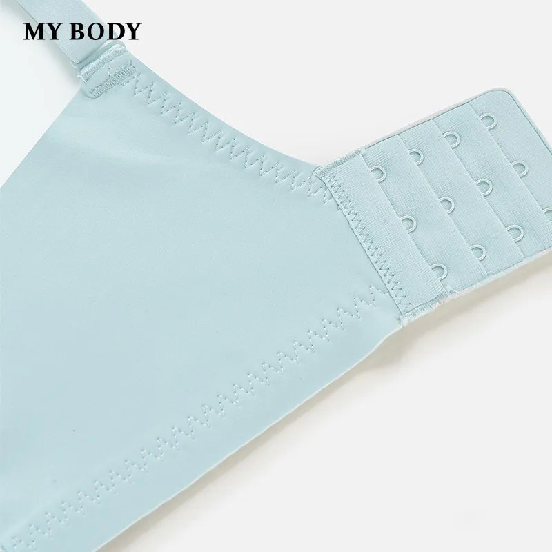 MY BODY Small Steel Ring Bunny Ears Cup Adjustable Bra Women's-4