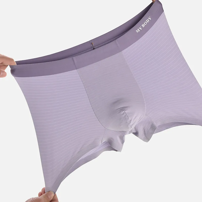 MY BODY Boxer Briefs Men's 1 Pack Gray Green-1