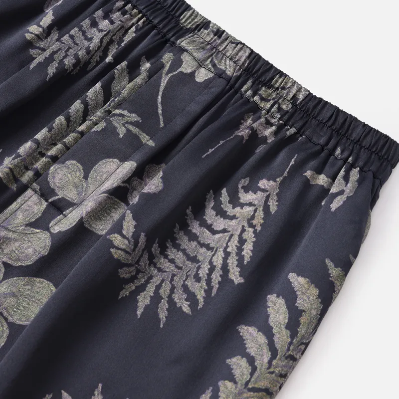 MY BODY Mulberry Silk Pajama Set Men's Rain Blue-3