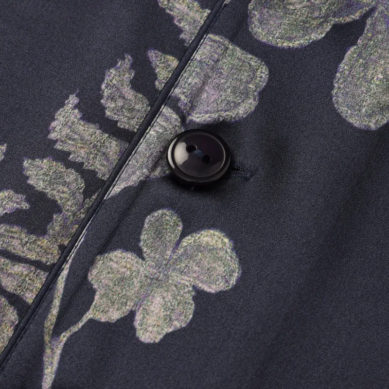 MY BODY Mulberry Silk Pajama Set Men's Rain Blue-5