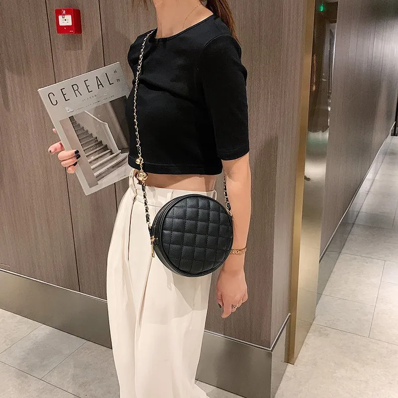 PARK DANCE PU Crossbody Bag Regular Women's White/Black-14