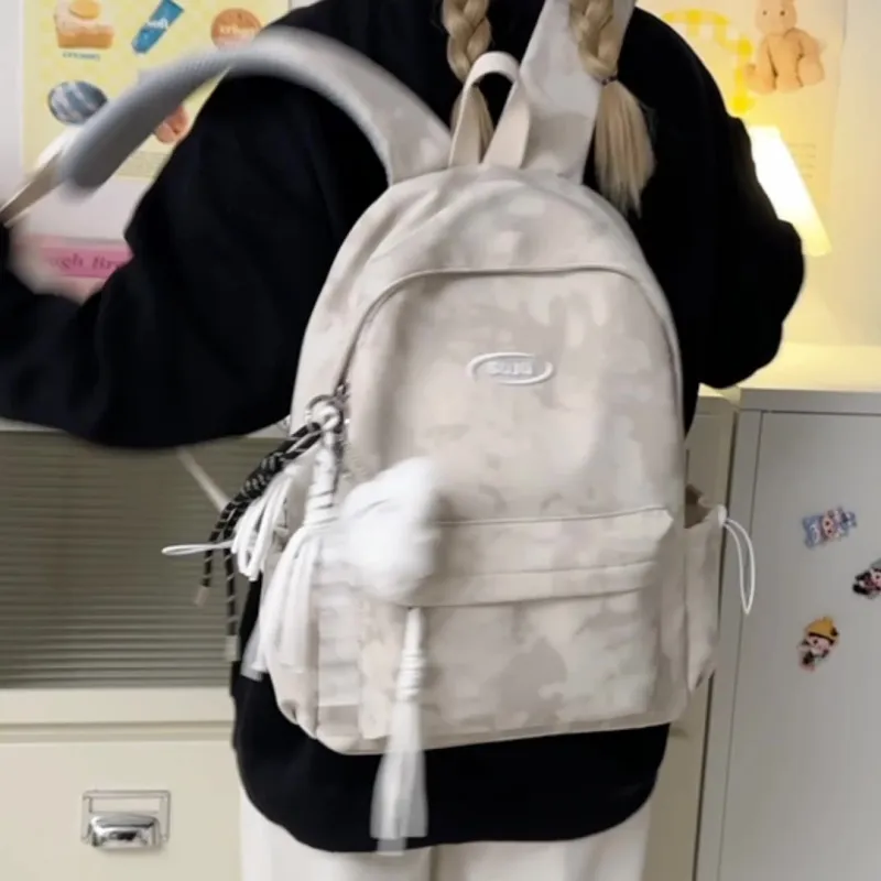 PARK DANCE Nylon Backpack Regular Unisex Multicolor-2