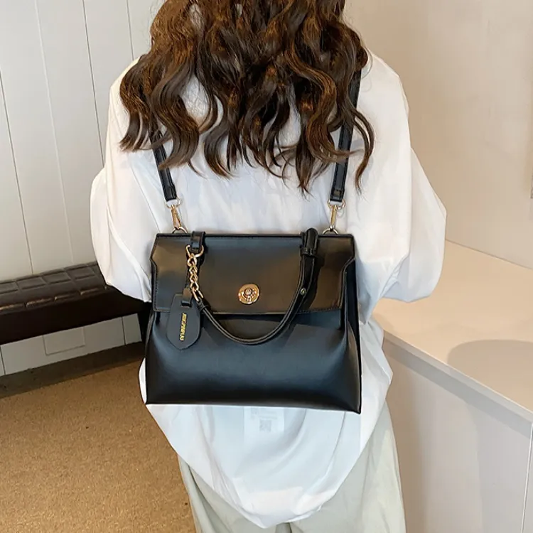 PARK DANCE PU Backpack Regular Women's Ecru/Black/Coffee-11