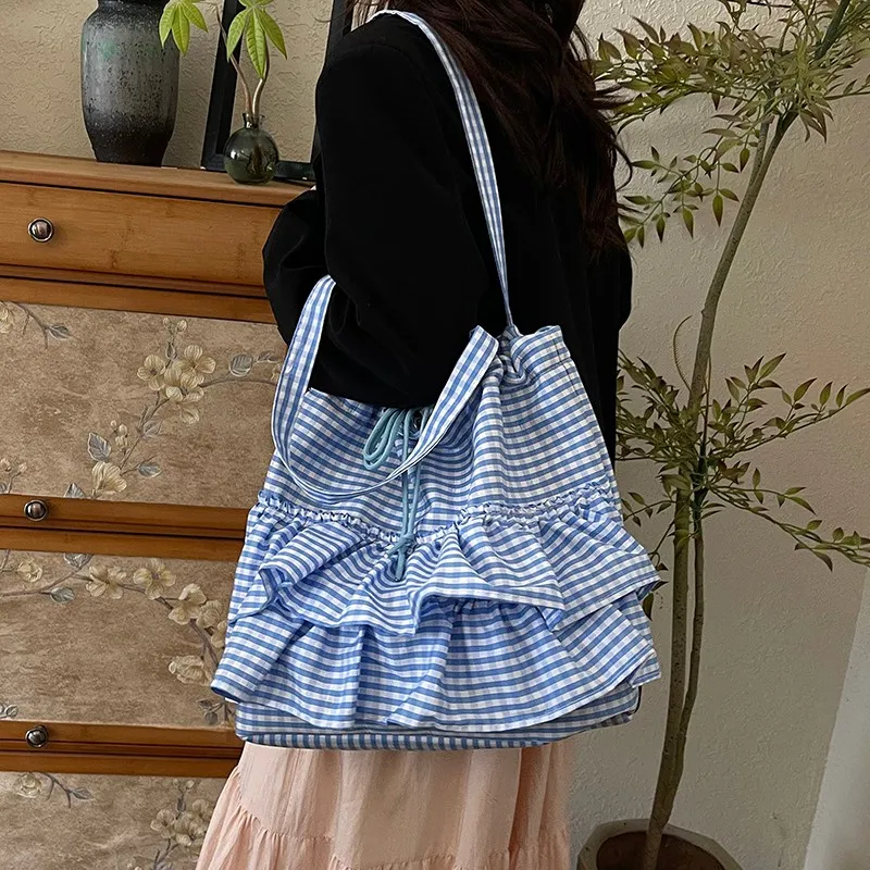 PARK DANCE Fabric Shoulder Bag Regular Women's Multicolor-5