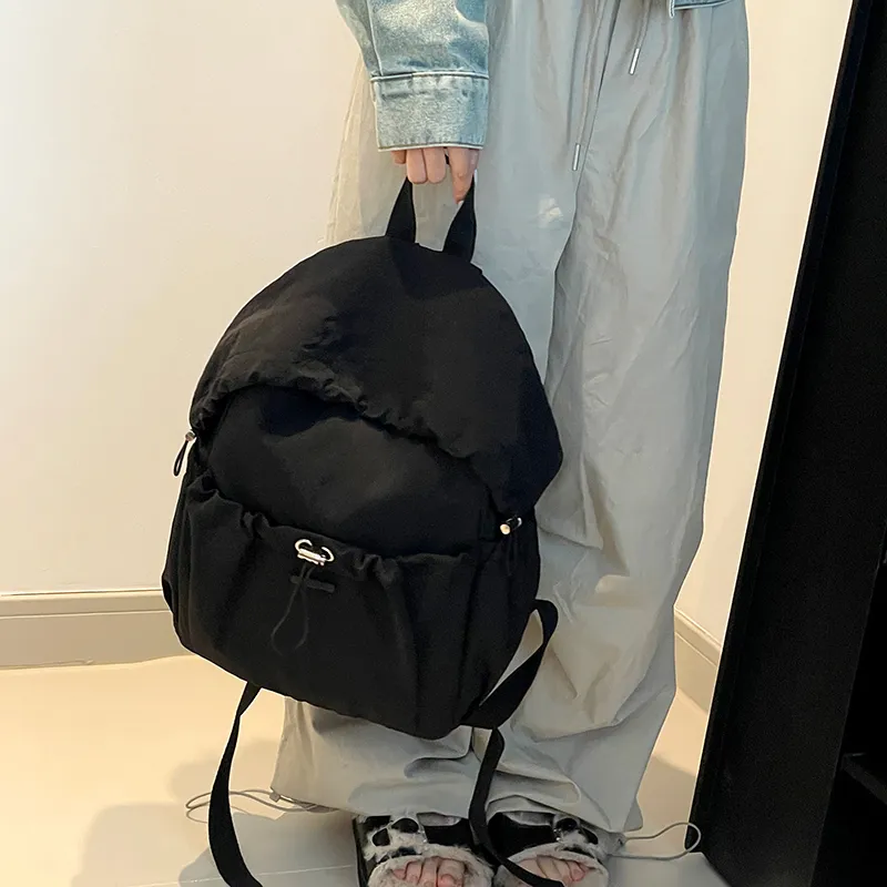 PARK DANCE Nylon Fabric Backpack Regular Unisex Multicolor-13