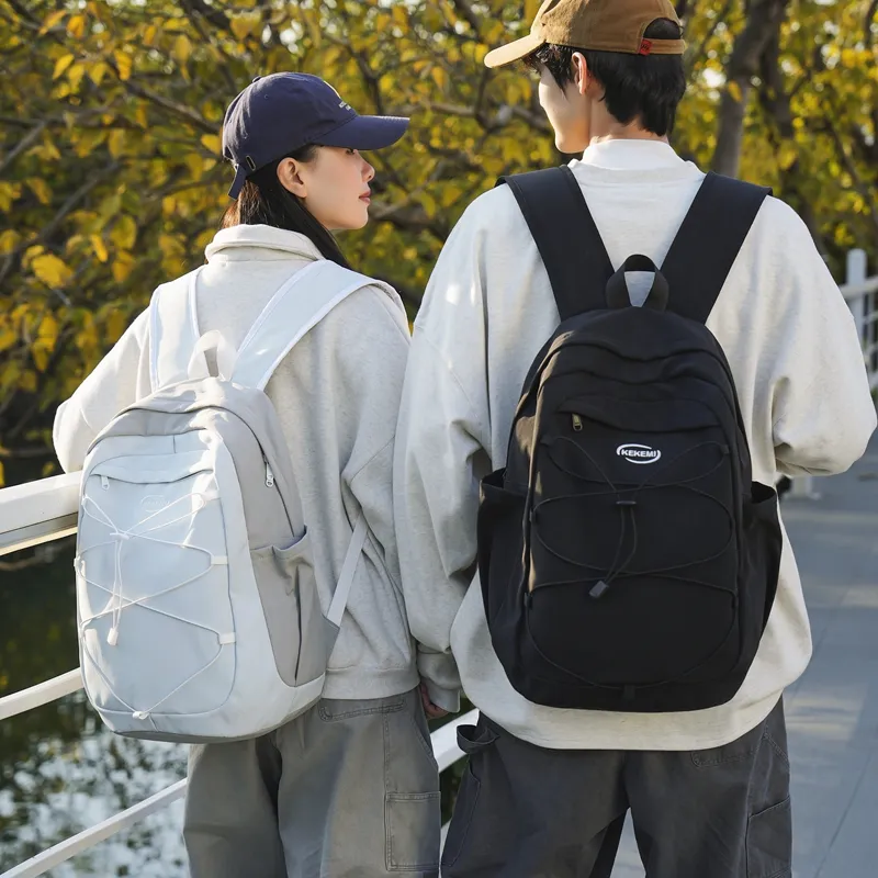 PARK DANCE Nylon Backpack Regular Unisex Multicolor-9
