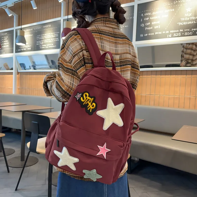 PARK DANCE Nylon Backpack Regular Unisex Multicolor-1