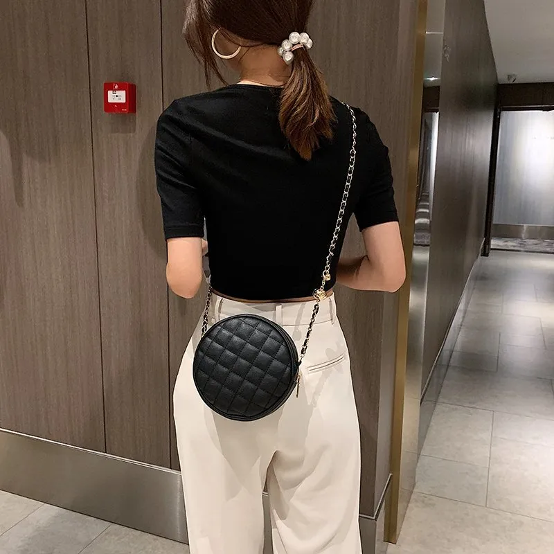 PARK DANCE PU Crossbody Bag Regular Women's White/Black-12