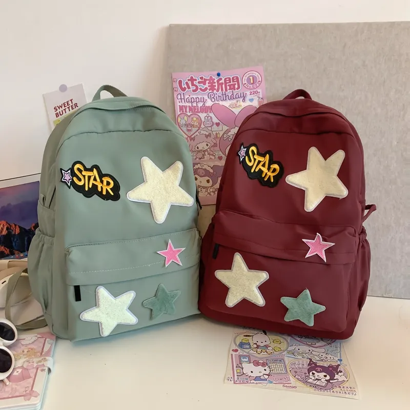 PARK DANCE Nylon Backpack Regular Unisex Multicolor-10