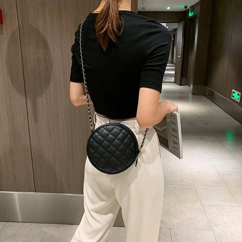 PARK DANCE PU Crossbody Bag Regular Women's White/Black-13