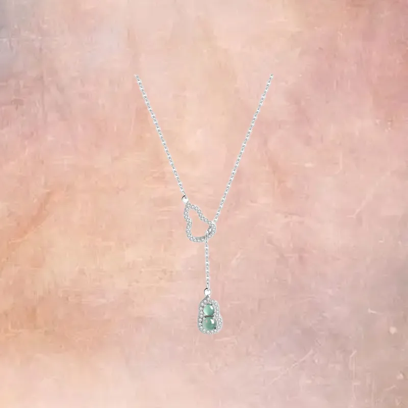 ZUIWENGLANGYASHANWENCHUANG Ice Glutinous Necklaces Unisex-1