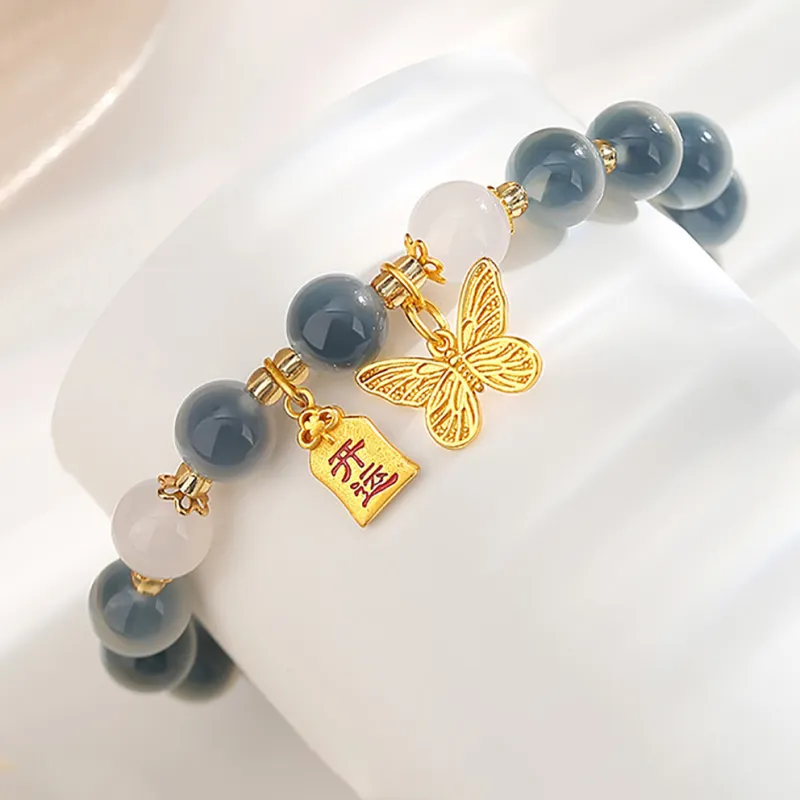 ZUIWENGLANGYASHANWENCHUANG Agate Bracelets Unisex-2