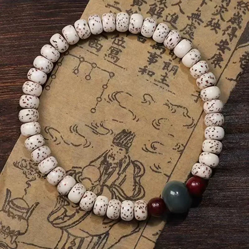 ZUIWENGLANGYASHANWENCHUANG Star Moon Bodhi Seeds Bracelets Unisex-1
