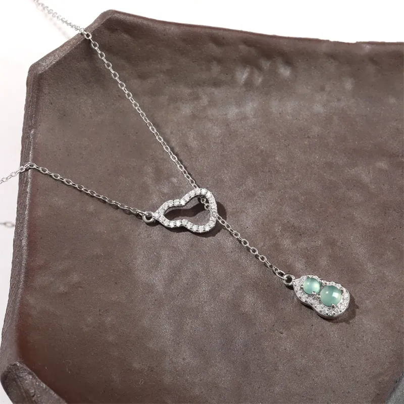 ZUIWENGLANGYASHANWENCHUANG Ice Glutinous Necklaces Unisex-3