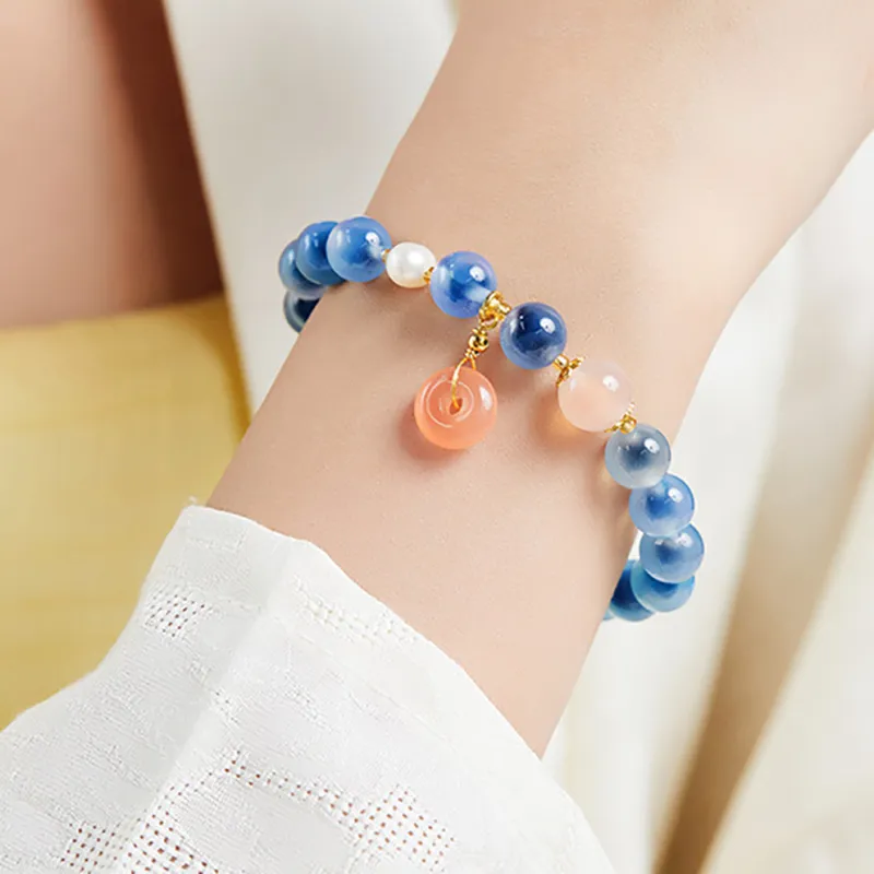 ZUIWENGLANGYASHANWENCHUANG Agate Bracelets Unisex-1