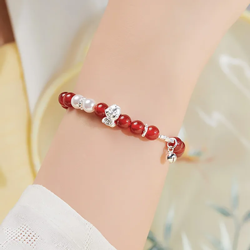 ZUIWENGLANGYASHANWENCHUANG Agate Bracelets Unisex-3
